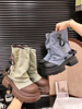 Denim chelsea women cowboy boots winter botas de invierno winter boots for women knee-high