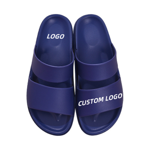 Double Strap House Indoor Slippers with Logo