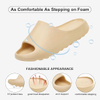 Comfort Lightweight Soft Pillow Slippers Spa Open Toe Platform Slide 
