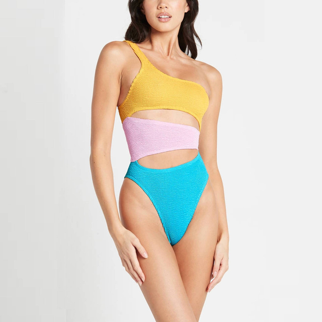 Women's Sexy Bikini Two Piece Spaghetti Strap High Waisted Swimsuit Beachwear