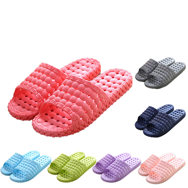 Bathroom Summer Indoor Anti Slip PVC Sandals And Slippers
