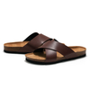 Custom Cork Sandals Anti-slip Men Cork Slippers Adjustable Strap Ladies Beach Women's Casual Slippers