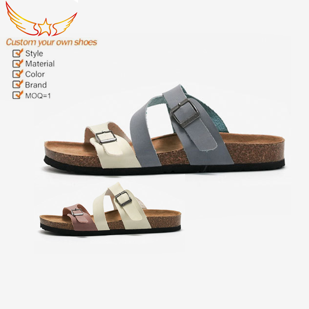 Ladies Cork Slippers Fashion Men Beach Casual Shoes Breathable Non-slip Sandals Summer Shoes Women