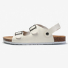 Men Slides Comfortable Cork Slippers And Sandals Toe Slides Cork Slipper Leather Sandals for Men