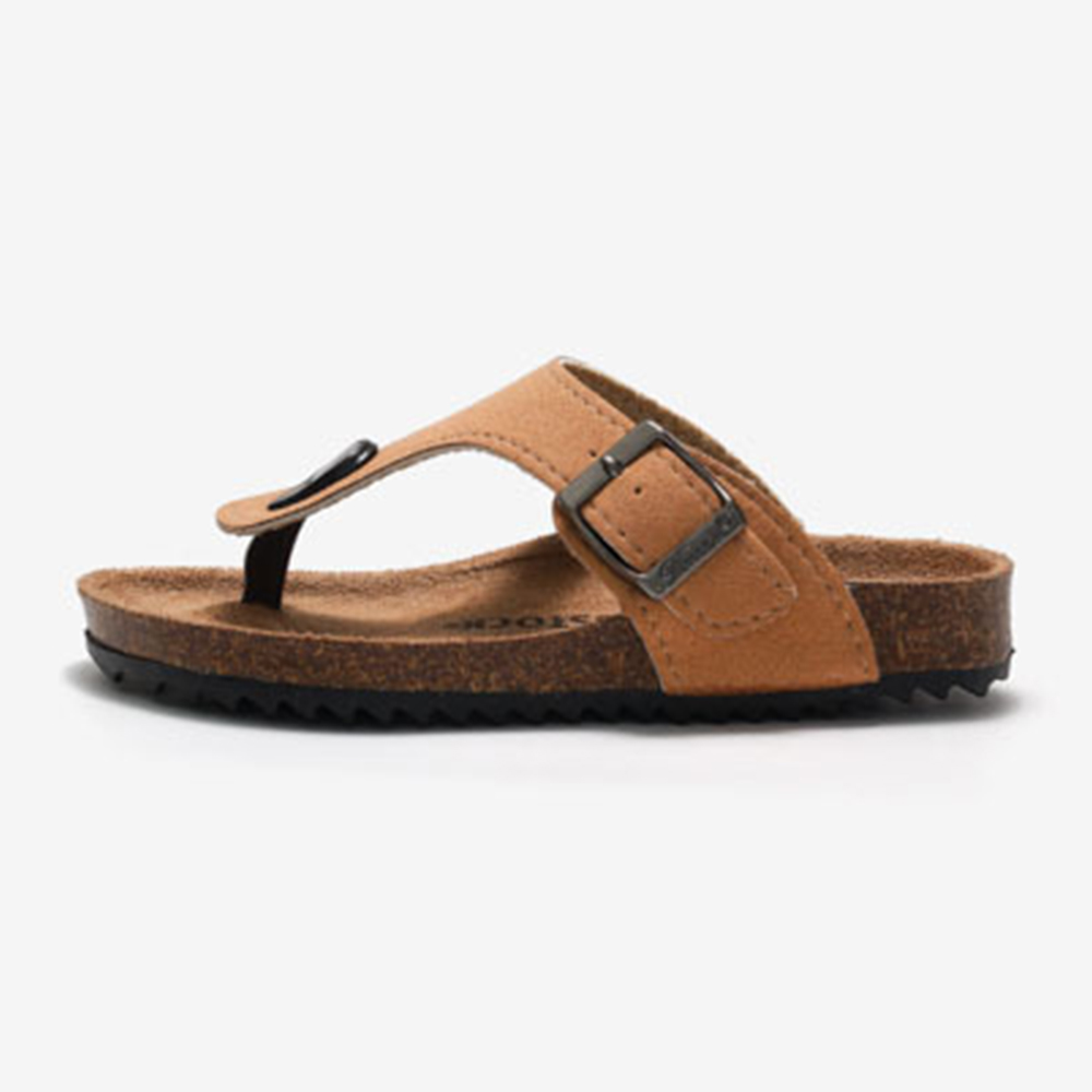 Wholesale Custom Flat Beach Kids Children Cork Flip Flops Flip-flops Slippers Sandals For Kids Girls