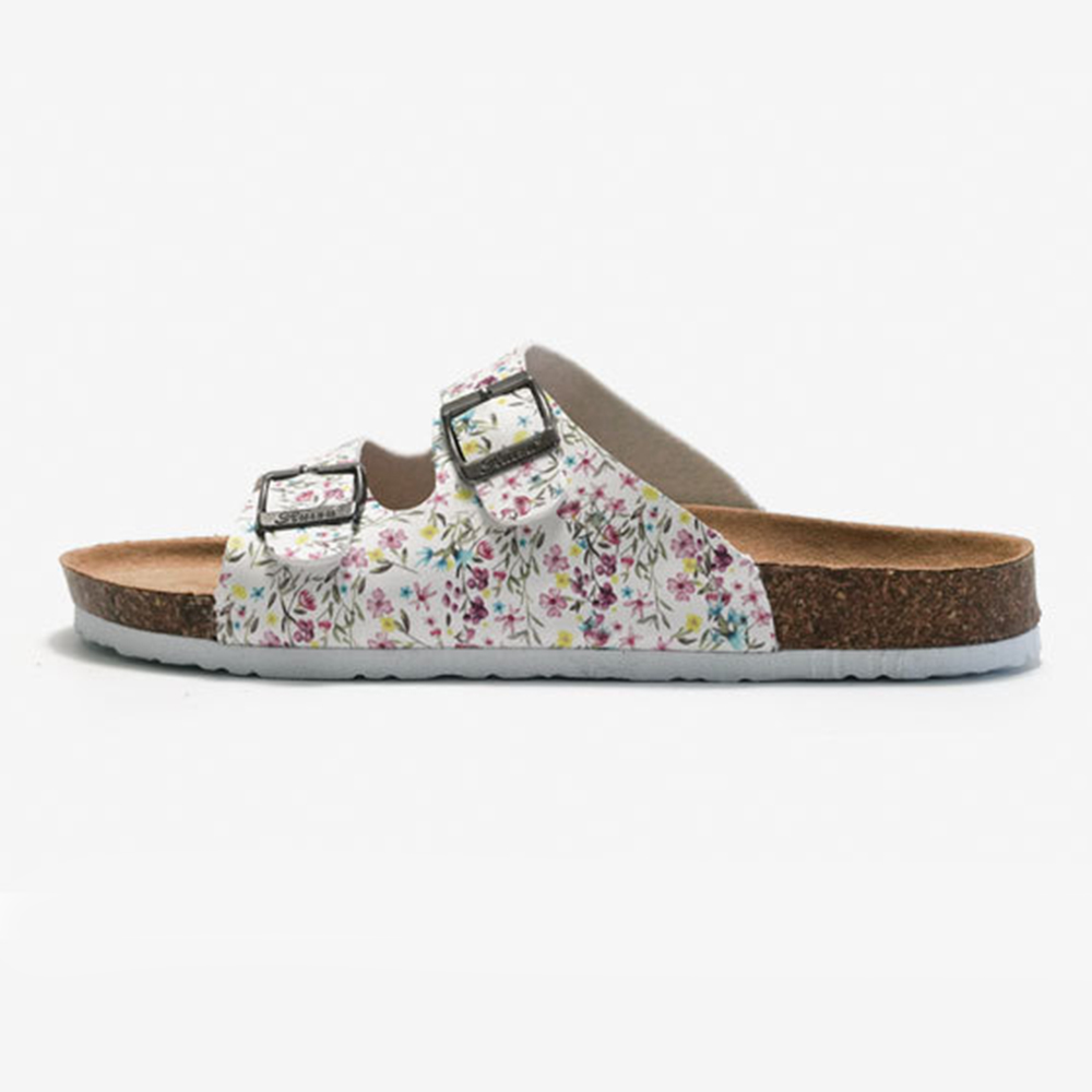Slippers Beach Buckletwo Straps Cork Sandals Cork Soles for Sandals