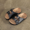 Children's Cork Slippers Boys' One-word Sandals Trendy Girls' Beach Shoes 