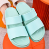 Double Strap House Indoor Slippers with Logo