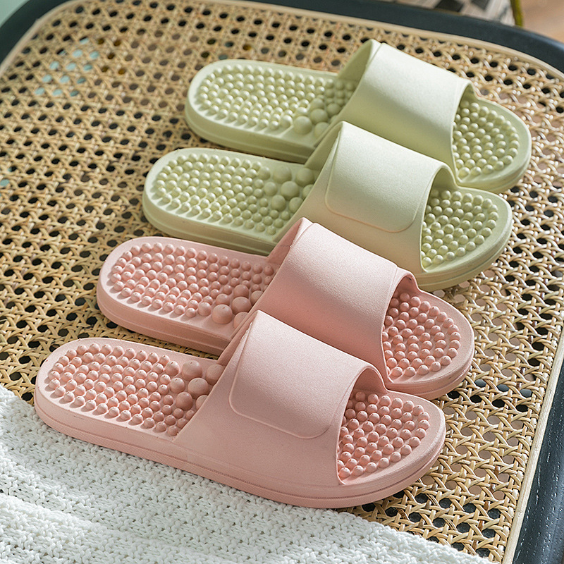Woman Men Home Slides Anti-slip Massage Bathroom Slipper