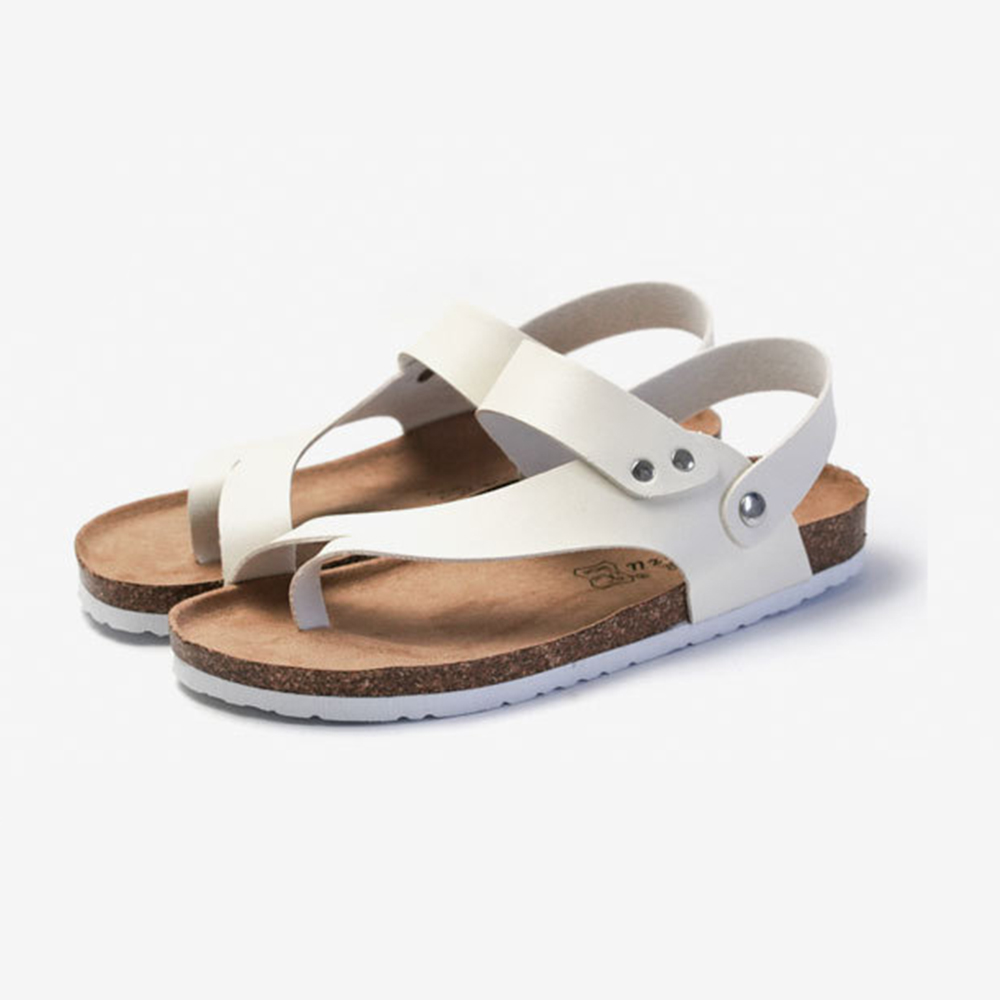 Sandals Cork And Leather Men Summer Trendy Flip Flops Sandals Men's Cork Base Sandals Leather Women Summer
