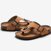 Custom Wholesale Children's Cork Slippers Men's Trendy Beach Flat Sandals Girl's And Boys Flip Flops