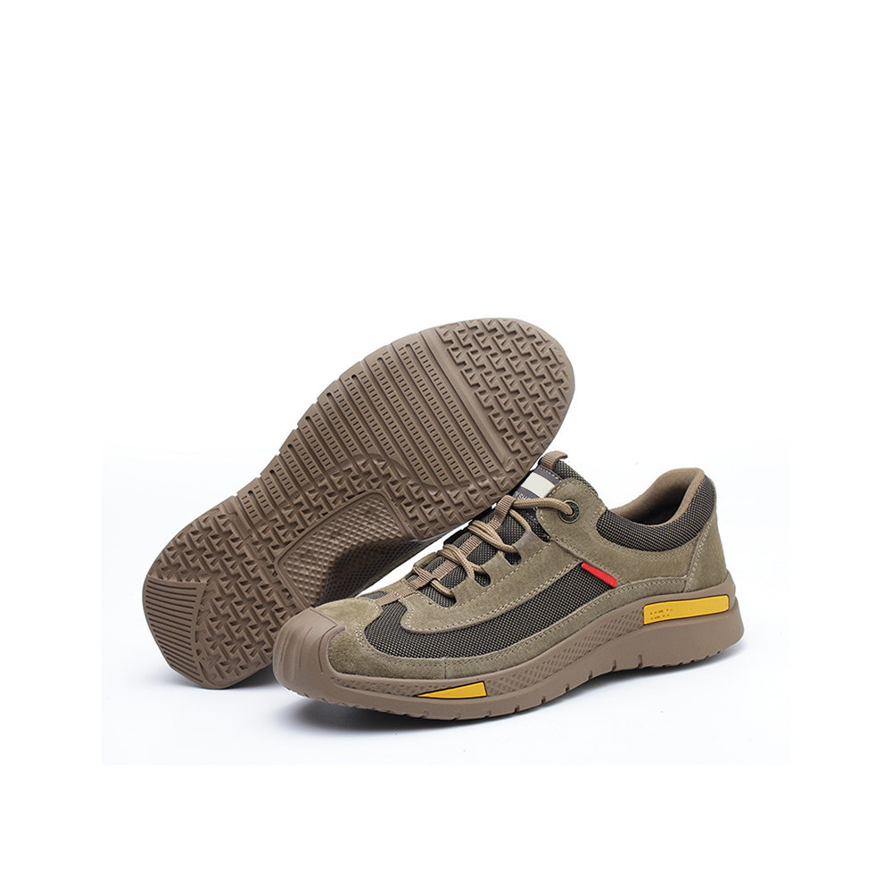 Prevent Puncture Steel Toe Safety Shoes Industrial Working Footwear Leather Brand Safety Shoes Workmans Sports