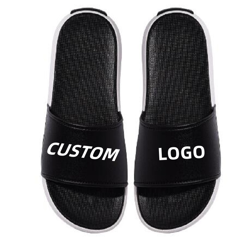 Custom Logo Home Ladies Pvc Slide Slippers for Men Women