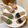Wholesale Custom Slides Slippers Flat Sandals for Women And Lady