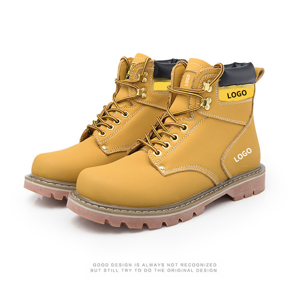 High-Top Leather Waterproof Men's Boots