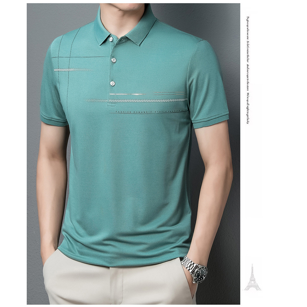 Plain Casual Golf Custom Logo Simple Polo Shirt For Men