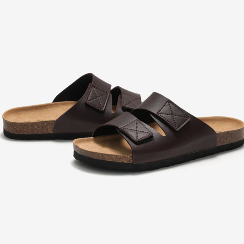 Factory Wholesale High Quality Suede Straps Summer Sandals with Cow Leather Insock