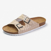 Summer Woman Sandals Shoes Soft Cork Two Buckle Slides Women Slippers 2023