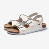 Men Slides Comfortable Cork Slippers And Sandals Toe Slides Cork Slipper Leather Sandals for Men