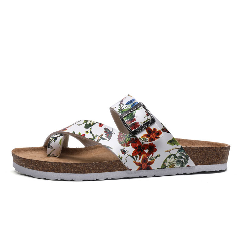 Summer Fashion Sexy Womans Flat Casual Sandals Slippers Cork Sole Sandals Women