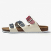 Custom Three Strap Flat Wholesale Beach Women Woman Cork Slippers Sandals With Adjustable Buckle For Men