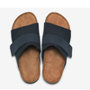 Adjustable Buckles Solid Color Cork Bottom Flat Sandals And Slippers