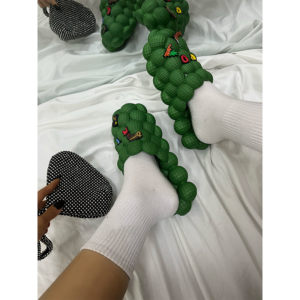 Ladies Outdoor Sandals Home House Slippers Women Bubble Slides