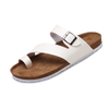 Summer Beach Shoes Open Toe Slides Arch Support Flip Flops Cork Slippers
