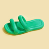 Fashion Cute Comfortable Flat Non Slip Foam Flip Flops Colorful Spa Travel House Custom Logo Slide Sandal