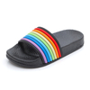 Outdoor Summer Beach Rainbow Color Slippers Men Slide Sandals