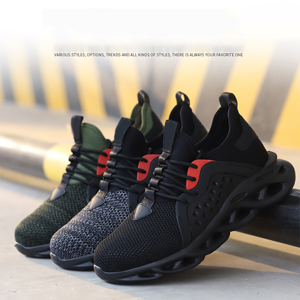 Sports Waterproof Safety Shoes Breathable Puncture-proof Safety Shoes for Industrial Work Men Cheap Price