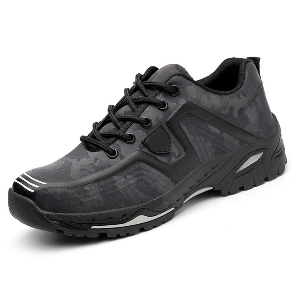 S3 Breathable Anti-smashing Anti-stab Wear-resistant Non-slip Outdoor Lightweight Steel Toe Woodland Safety Shoes Sports