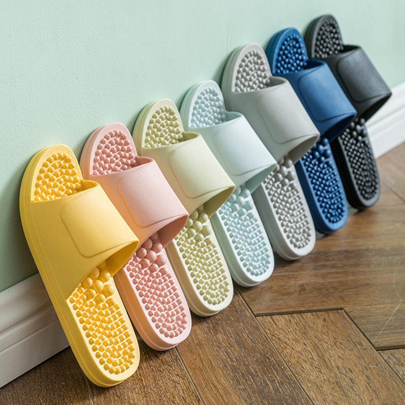 Woman Men Home Slides Anti-slip Massage Bathroom Slipper