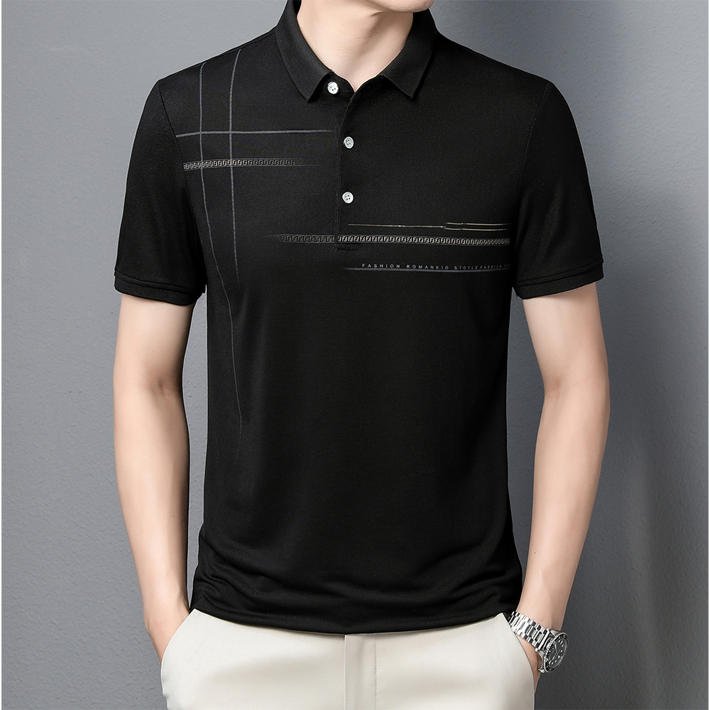 Plain Casual Golf Custom Logo Simple Polo Shirt For Men