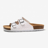 Summer Woman Sandals Shoes Soft Cork Two Buckle Slides Women Slippers 2023
