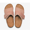 Adjustable Buckles Solid Color Cork Bottom Flat Sandals And Slippers