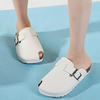 Summer Beach Cork Slippers Casual Leather Closed Toe Slides Baby Girls Kids Sandals Boys