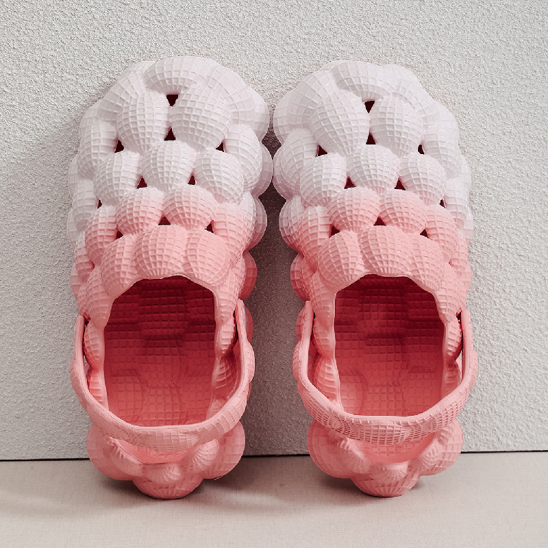 Women's Non Slip Summer Massage Bubble Slides Clogs Sandals Garden EVA Slippers bubble with strap slide fall woman