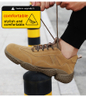 Cat Shoes Ladies Safety Boots with Steel Toe Cap