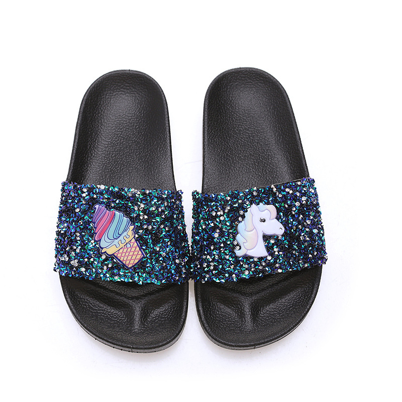 Wholesale Fancy Flat Slippers Casual Outdoor Shoes Custom Unisex kid