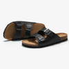 Unisex Buckles Cork Slippers Big Size Clip Foot Non-slip Beach Cool Unisex Slippers