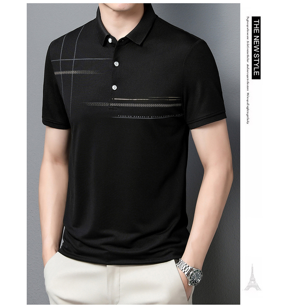 Plain Casual Golf Custom Logo Simple Polo Shirt For Men