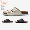 Factory Wholesale High Quality Suede Straps Summer Sandals with Cow Leather Insock