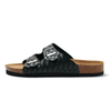 Summer Woman Sandals Shoes Soft Cork Two Buckle Slides Women Slippers 2023