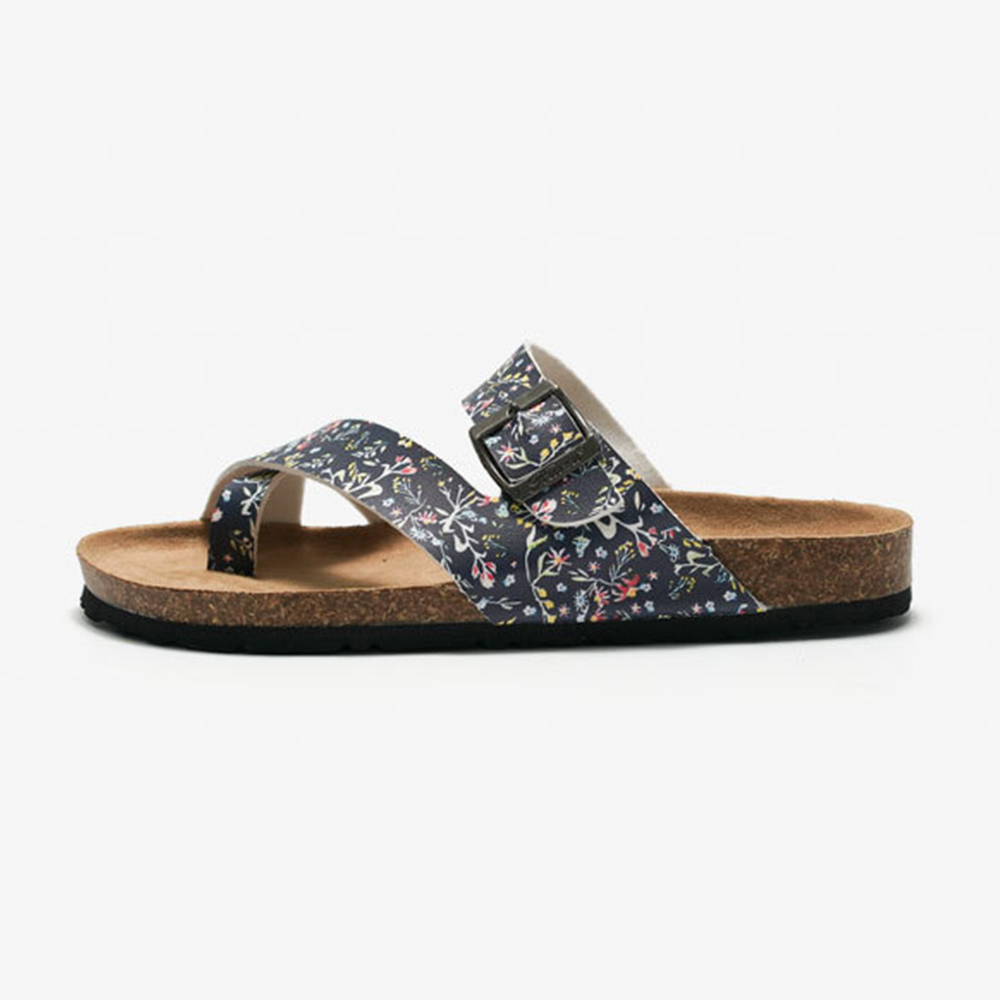 Fashion Design Leisure Comfortable Breathable Shoes Outdoor Ladies Cork Flat Sandals Women Flip-Flops Slippers