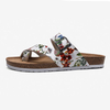 Summer Fashion Sexy Womans Flat Casual Sandals Slippers Cork Sole Sandals Women