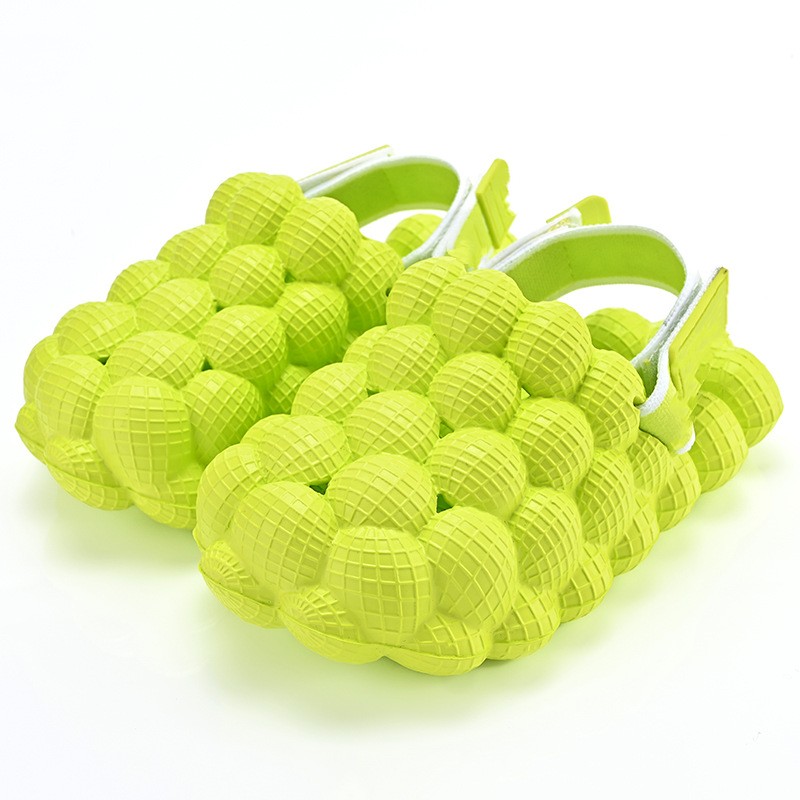 Wholesale Unisex Summer Women Bubble Slides, Ladies Designer Massage Sandals Men Bubble Slippers with Charms