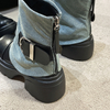 Short Denim Boots for Women 2023 Summer New Arrivals Unique Design Trendy Chunky Platform Boots