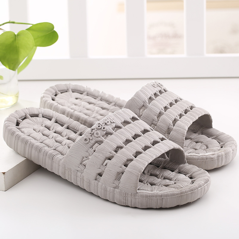 Bathroom Summer Indoor Anti Slip PVC Sandals And Slippers