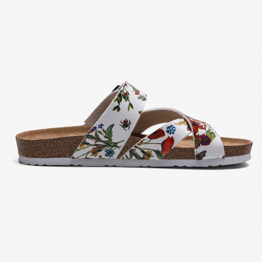 Summer Fashion Sexy Womans Flat Casual Sandals Slippers Cork Sole Sandals Women